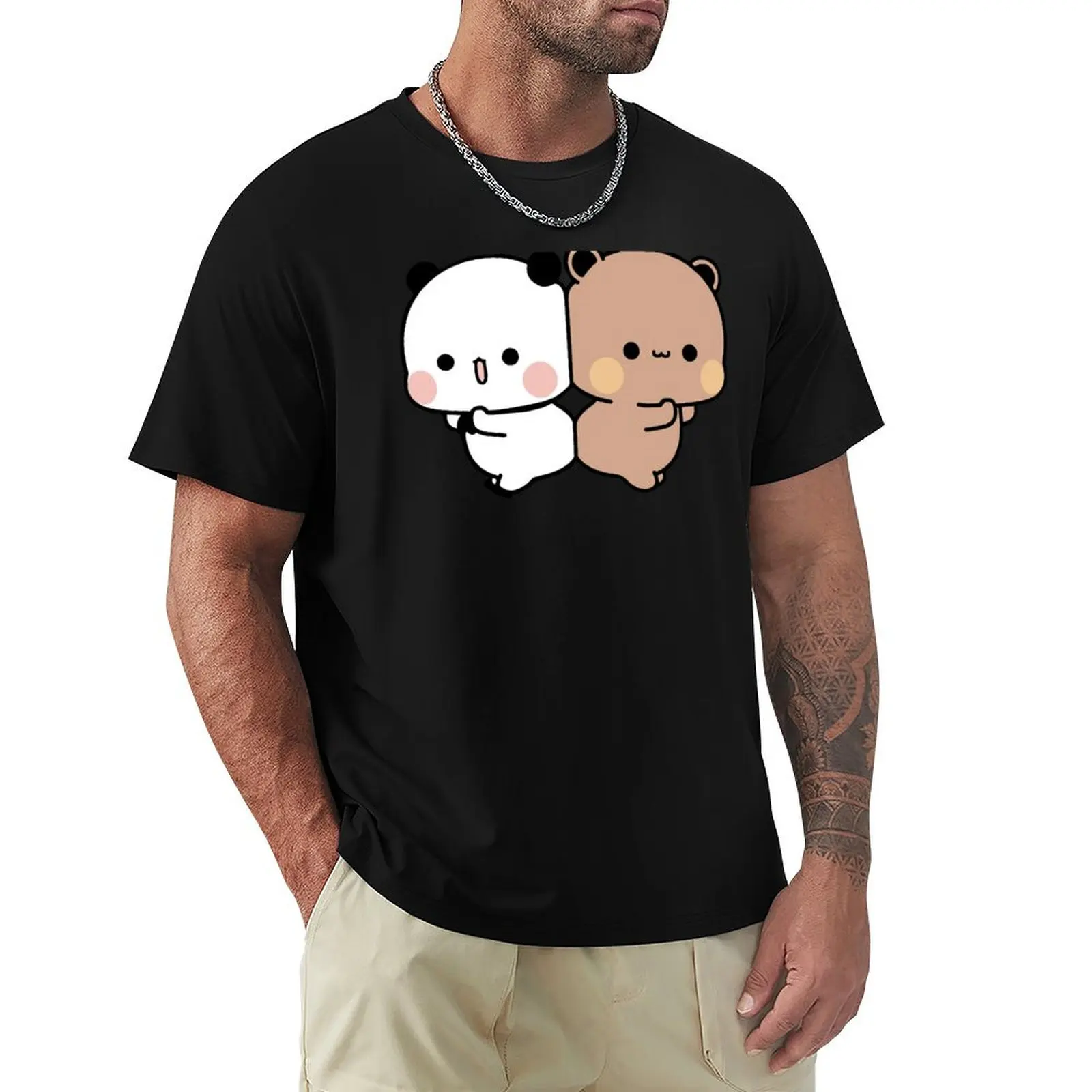 DuDu Bear and BuBu Panda Cute Couple T-Shirt Labor Work Casual T-Shirt
DuDu Bear and BuBu Panda Cute Couple T-Shirt Labor Work Casual T-Shirt