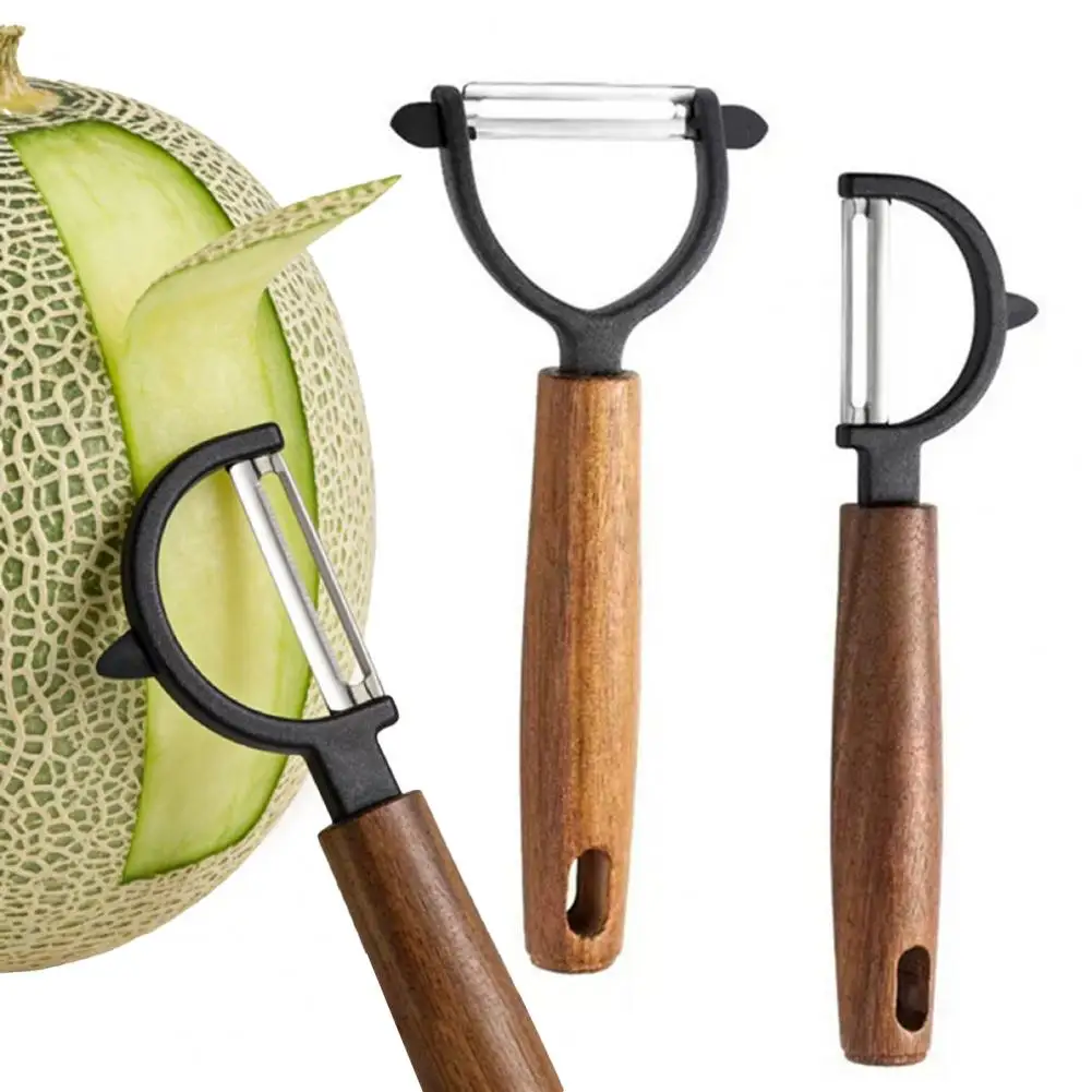 Skin Scraper Easy-to-use Kitchen Tool Stainless Steel Vegetable Peeler with Acacia Wood Handle Ergonomic Fruit Potato for Carrot
Skin Scraper Easy-to-use Kitchen Tool Stainless Steel Vegetable Peeler with Acacia Wood Handle Ergonomic Fruit Potato for Carrot