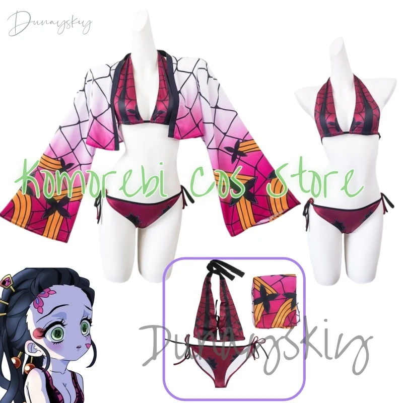 Сексуальный аниме Arc Daki, купальник для косплея, комплект бикини с крышкой, купальник, купальный костюм из трех предметов, Прямая поставка
Сексуальный аниме Arc Daki, купальник для косплея, комплект бикини с крышкой, купальник, купальный костюм из трех предметов, Прямая поставка