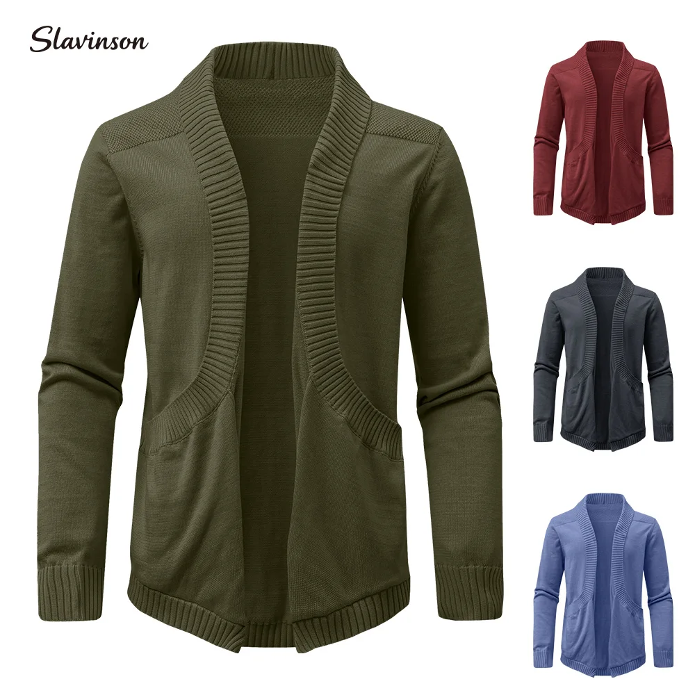 Slavinson Men's Sweater Cardigan Spring Casual Classic V-neck Solid Color Cardigan Knit Soft Sweater Fashion Male Tops US Size
Slavinson Men's Sweater Cardigan Spring Casual Classic V-neck Solid Color Cardigan Knit Soft Sweater Fashion Male Tops US Size