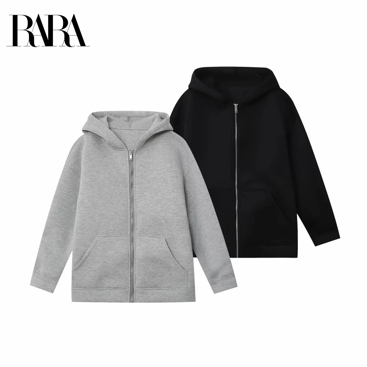 RARA Women's New Pocket Decorated Casual Loose Hooded Long Sleeve Space Cotton Zip Sweatshirt Jacket Fashion Versatile
RARA Women's New Pocket Decorated Casual Loose Hooded Long Sleeve Space Cotton Zip Sweatshirt Jacket Fashion Versatile