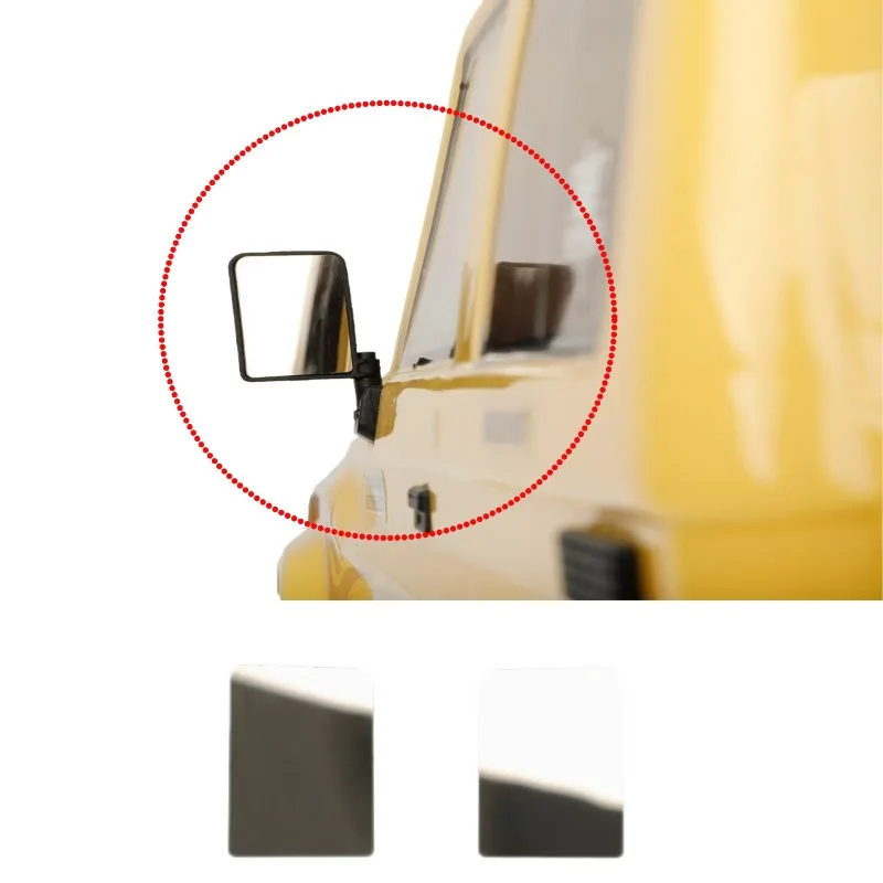 RC Car High Gloss Mirror Reflective Stainless Steel Rear View Lens for 1/10 RC Crawler RGT LC76 LC71 R150F Parts
RC Car High Gloss Mirror Reflective Stainless Steel Rear View Lens for 1/10 RC Crawler RGT LC76 LC71 R150F Parts
