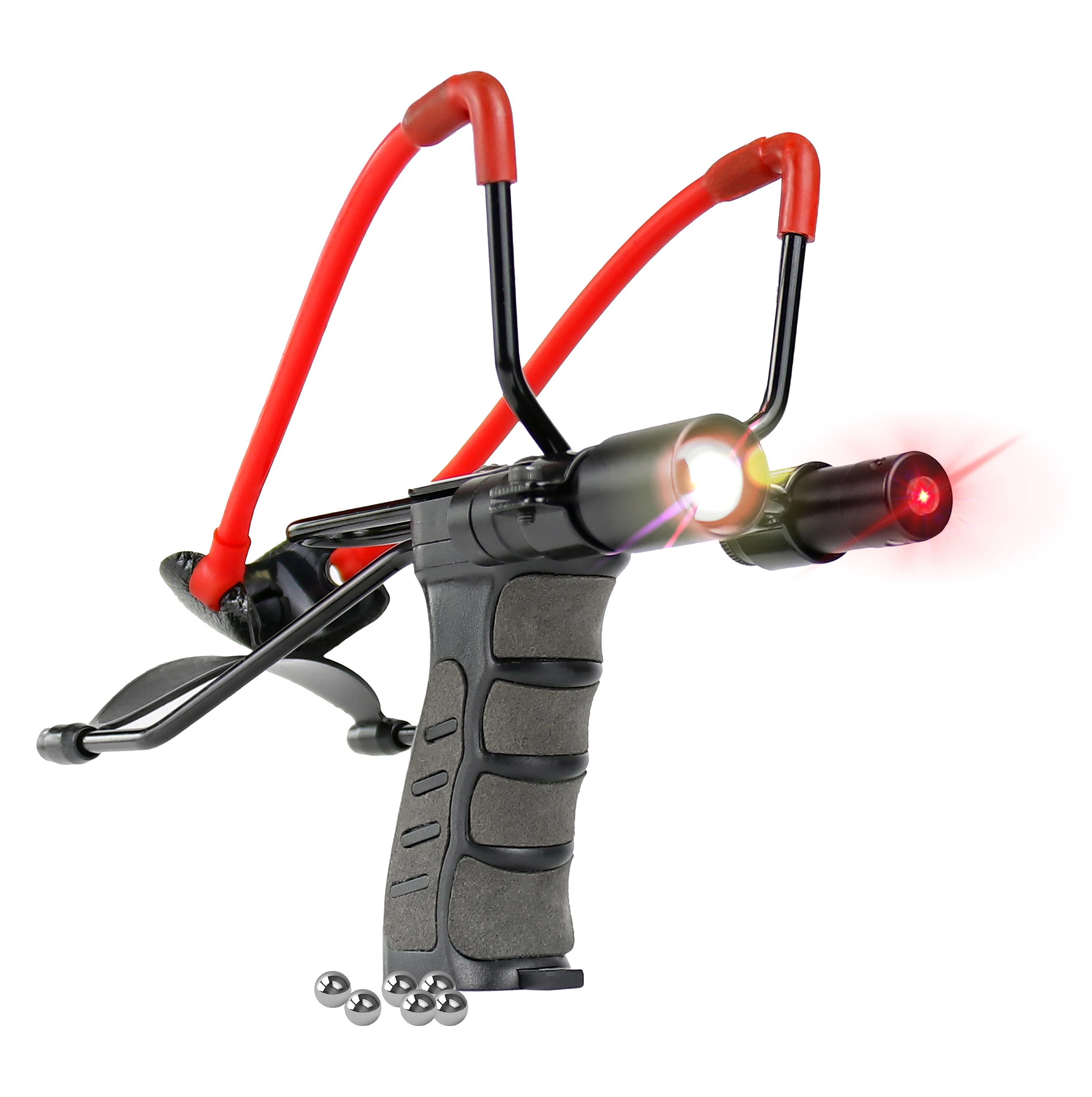 Wrist Rocket Slingshots, Powerful Folding Hunting Slingshot for Adults, Professional Slingshot with Laser and LED Light
Wrist Rocket Slingshots, Powerful Folding Hunting Slingshot for Adults, Professional Slingshot with Laser and LED Light