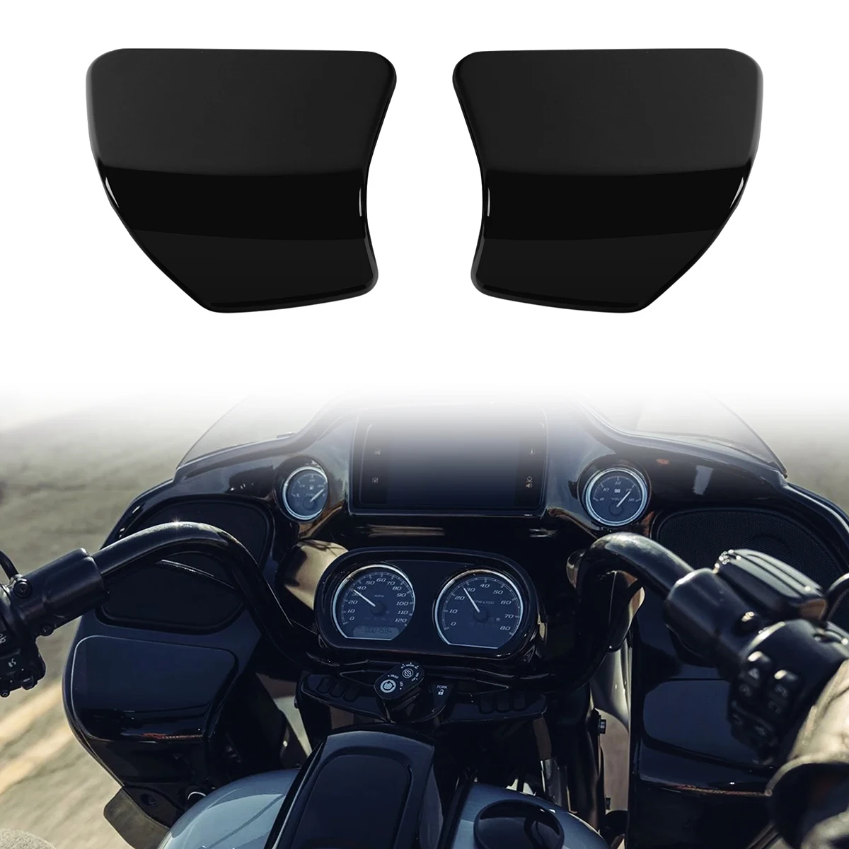 Motorcycle Vivid Black Inner Fairing Glove Box Door Cover For Harley Touring Road Glide 2015-2023 FLTRX Unpainted Replacement
Motorcycle Vivid Black Inner Fairing Glove Box Door Cover For Harley Touring Road Glide 2015-2023 FLTRX Unpainted Replacement