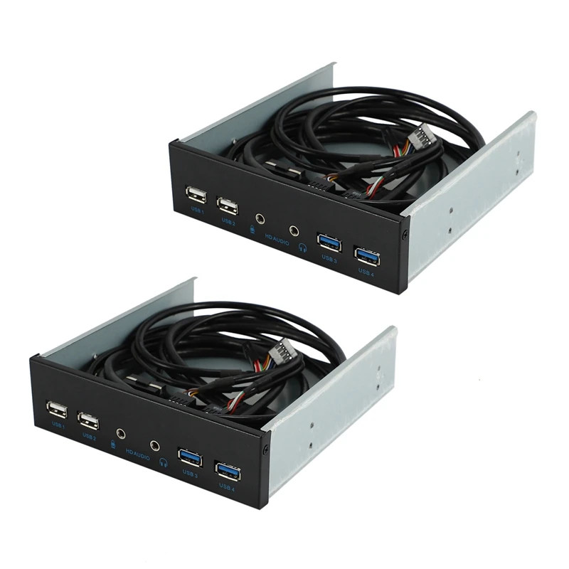 2Pcs 5.25 Inch Desktop Pc Case Internal Front Panel USB Hub 2 Ports USB 3.0 And 2 Ports USB 2.0
2Pcs 5.25 Inch Desktop Pc Case Internal Front Panel USB Hub 2 Ports USB 3.0 And 2 Ports USB 2.0