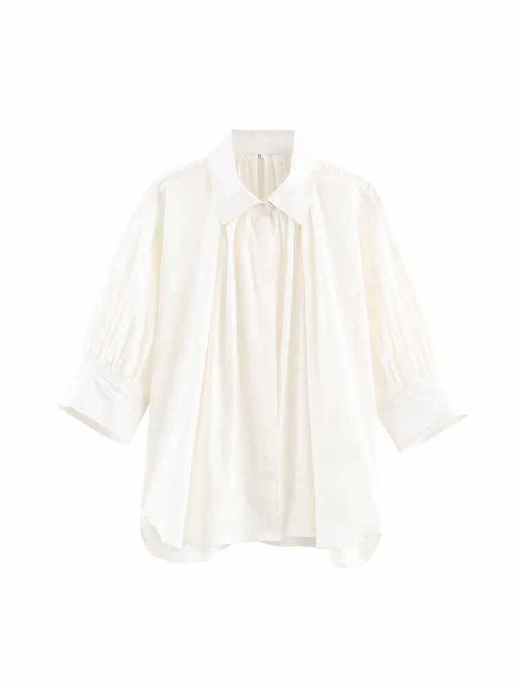 Европейский и американский стиль, осенняя новая модная тенденция, повседневная простая женская одежда, серия плиссированных рубашек с пышными рукавами
Европейский и американский стиль, осенняя новая модная тенденция, повседневная простая женская одежда, серия плиссированных рубашек с пышными рукавами