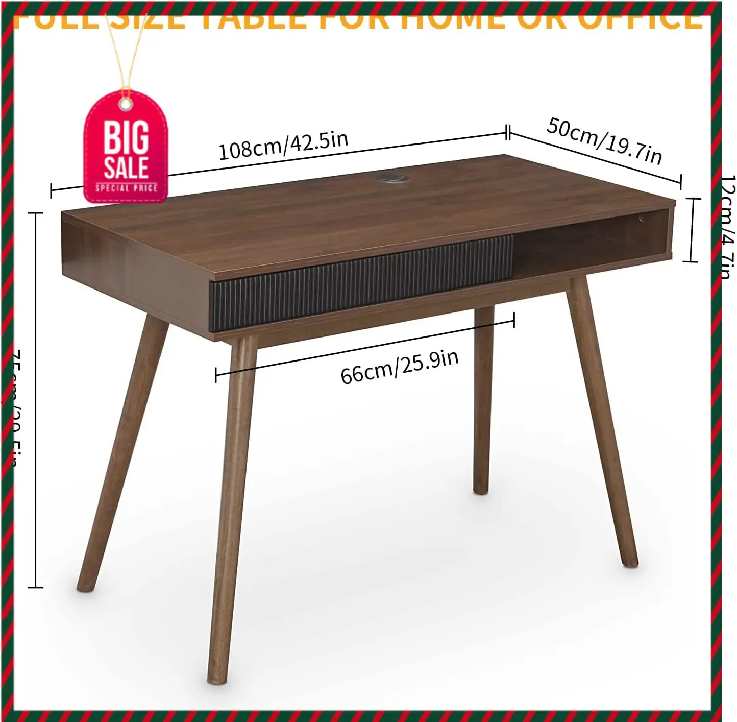 Акция: ограниченное предложение по цене! Офисный стол в стиле Mid-Century Modern с выдвижным ящиком - Si
Акция: ограниченное предложение по цене! Офисный стол в стиле Mid-Century Modern с выдвижным ящиком - Si