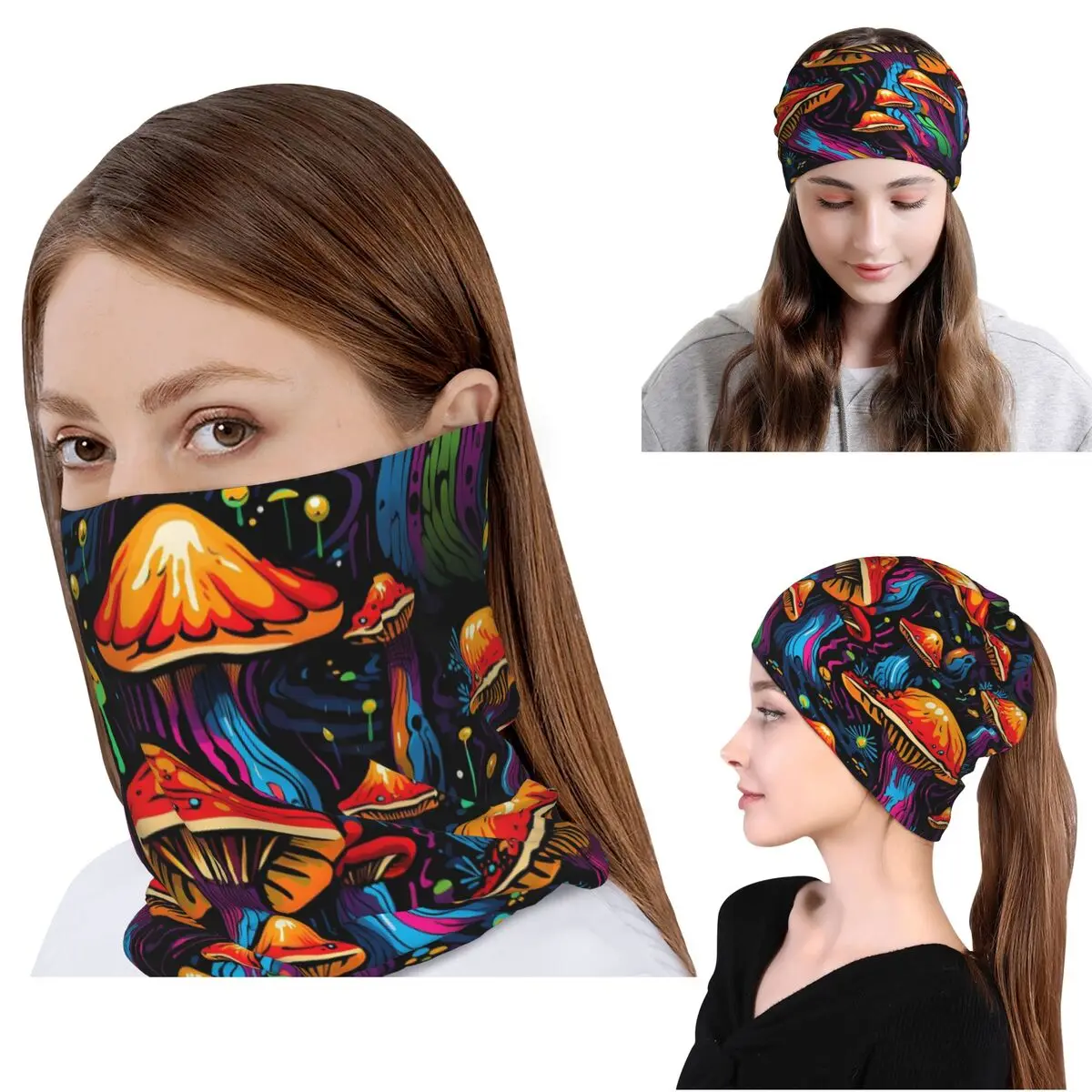 Acid Trippy Weird Psychedelic Wavy Mushroom Bandana Neck Gaiter Magic Scarf Warm Balaclava Beanies Hat for Men Women Adult
Acid Trippy Weird Psychedelic Wavy Mushroom Bandana Neck Gaiter Magic Scarf Warm Balaclava Beanies Hat for Men Women Adult