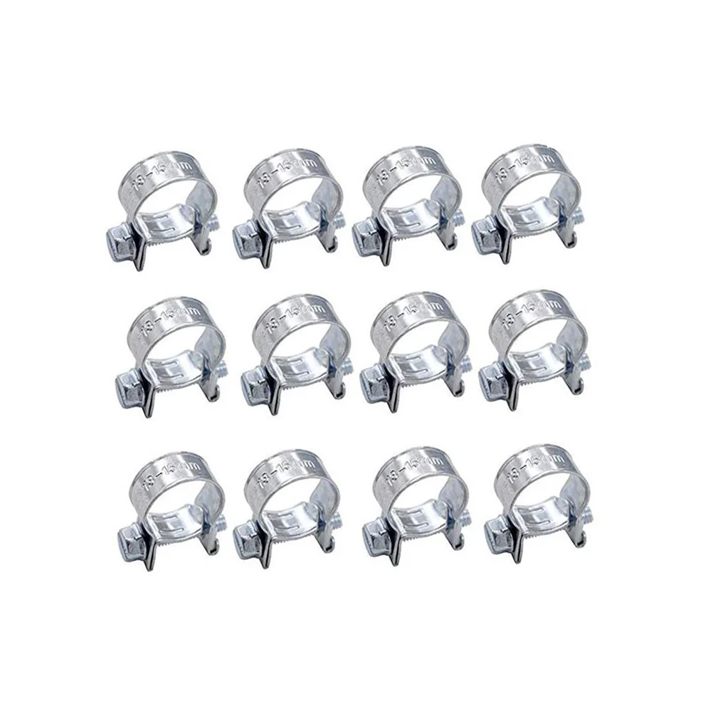 12Pcs 13-15CM Stainless Steel Adjustable Worm Gear Hose Clamp Fuel Line Clamp for Plumbing Automotive and Mechanical Application
12Pcs 13-15CM Stainless Steel Adjustable Worm Gear Hose Clamp Fuel Line Clamp for Plumbing Automotive and Mechanical Application