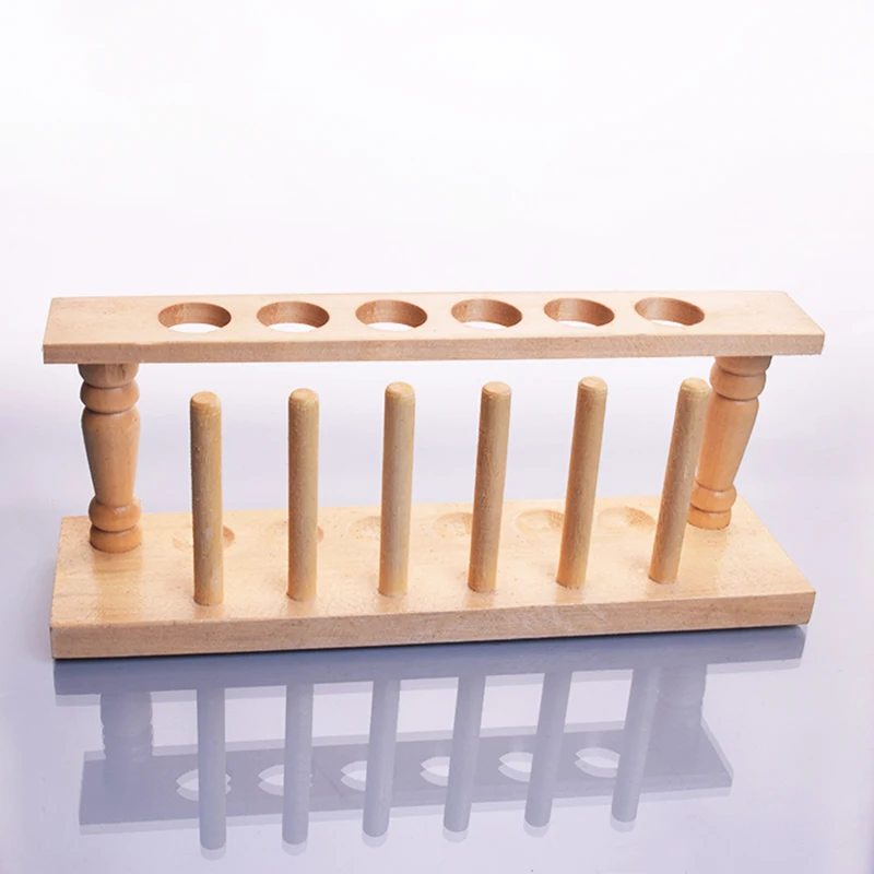 Wooden test tube rack for chemical experiment test tubes, 22.5mm*6 holes, Wooden test tube holder
Wooden test tube rack for chemical experiment test tubes, 22.5mm*6 holes, Wooden test tube holder