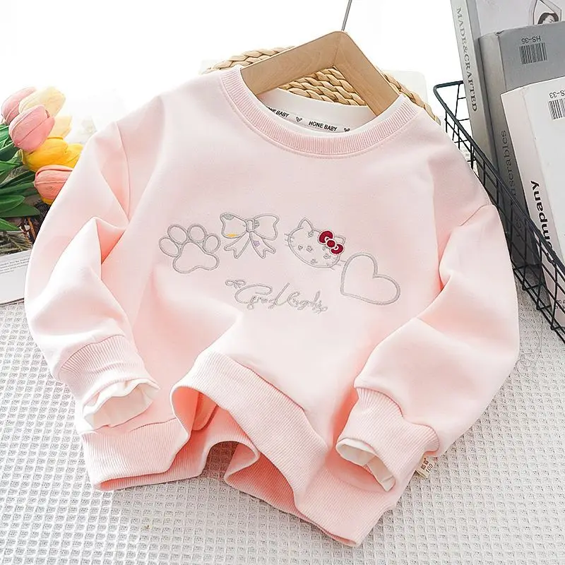 Hello Kitty Anime Kawaii MINISO Long Sleeve Hoodie Cute Kuromi 2025 Children Princess Shirt Clothes Fashion Gifts for Kids
Hello Kitty Anime Kawaii MINISO Long Sleeve Hoodie Cute Kuromi 2025 Children Princess Shirt Clothes Fashion Gifts for Kids