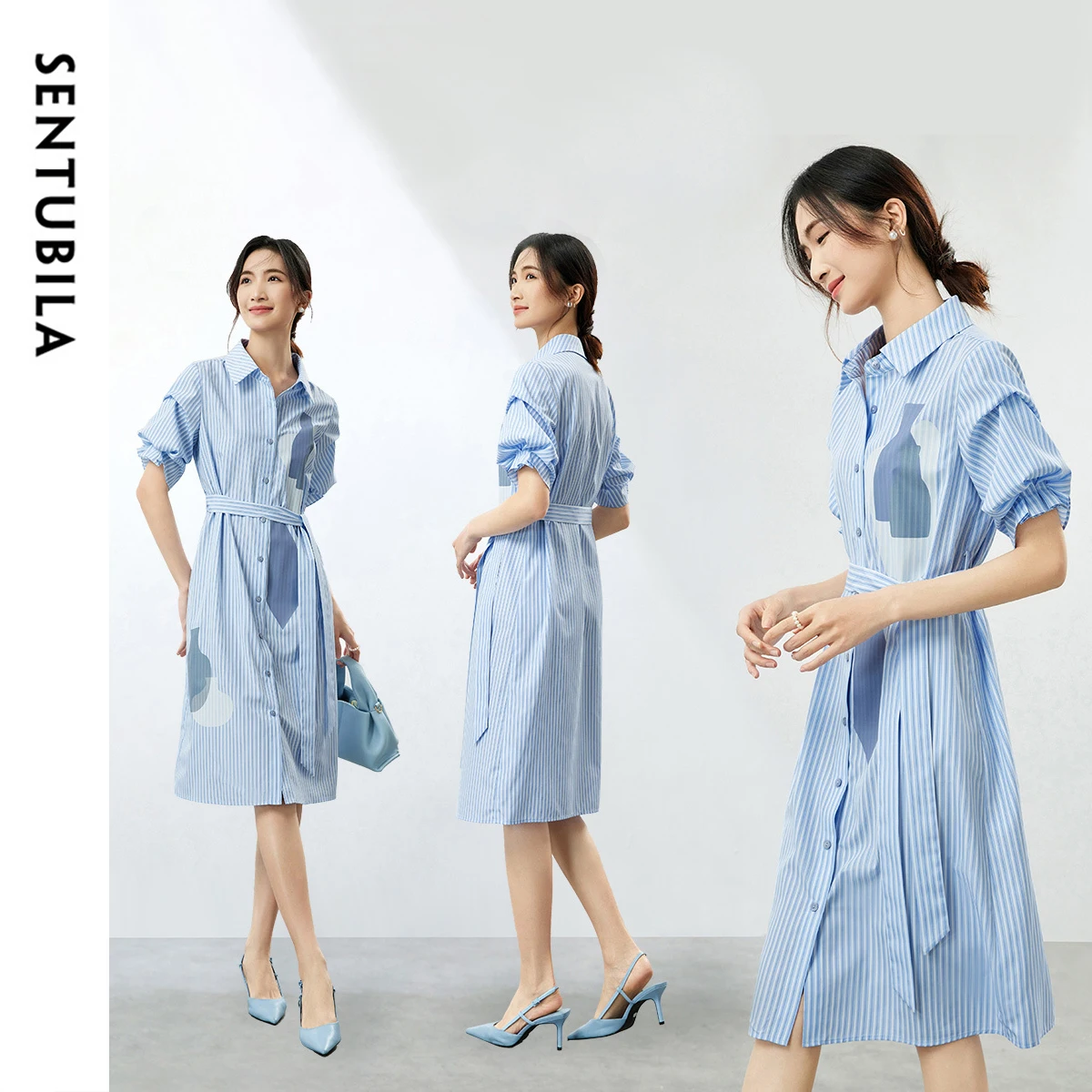 SENTUBILA Summer Striped Shirt Dress for Women 2025 Abstract Printed Polo Collar Button Up Straight Short Sleeve Dress 142L53513
SENTUBILA Summer Striped Shirt Dress for Women 2025 Abstract Printed Polo Collar Button Up Straight Short Sleeve Dress 142L53513