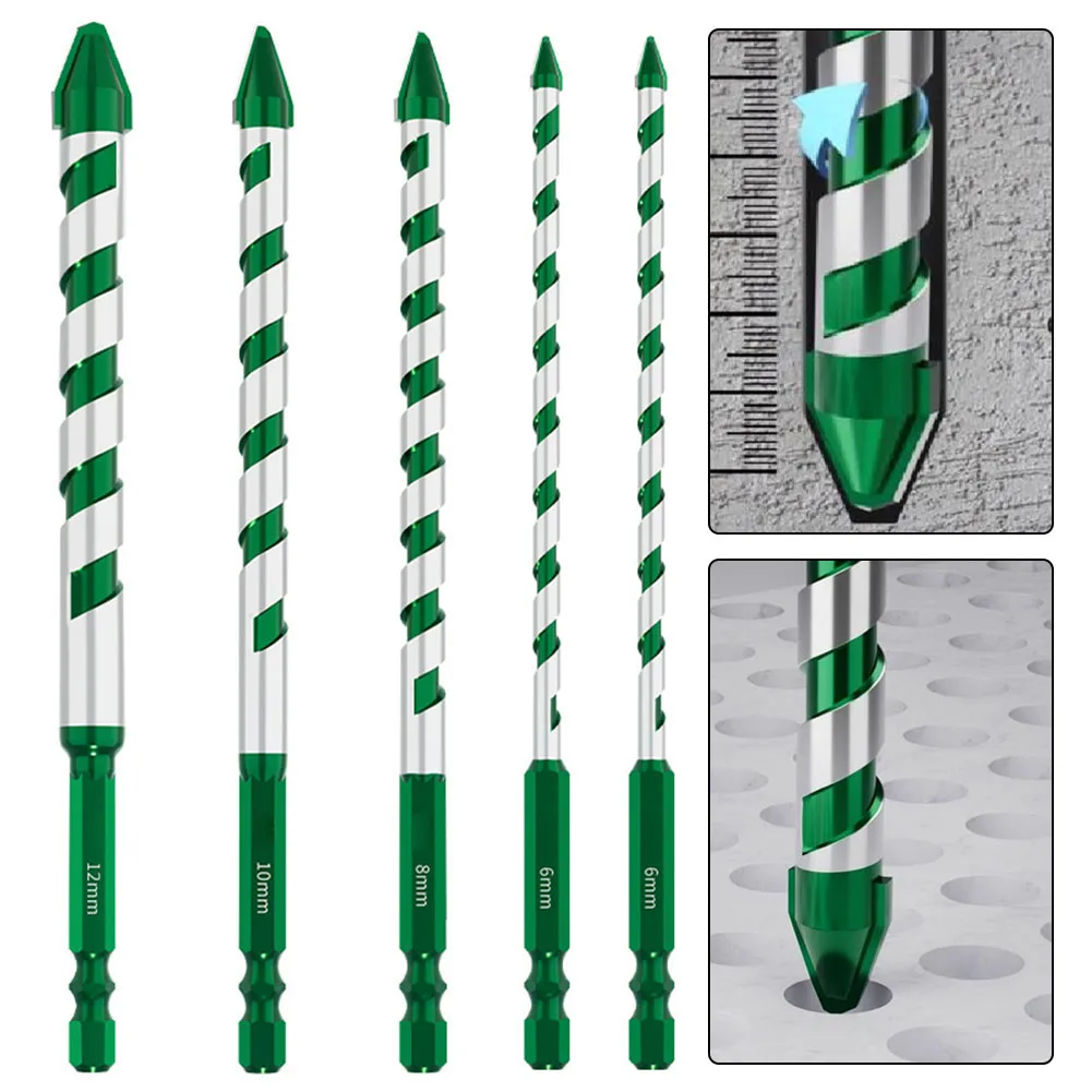 5pcs/set 6/6/8/10/12mm Drill Bits Carbide Drilling For Wall Glass Wood Metal Tiles Woodworking Tools
5pcs/set 6/6/8/10/12mm Drill Bits Carbide Drilling For Wall Glass Wood Metal Tiles Woodworking Tools