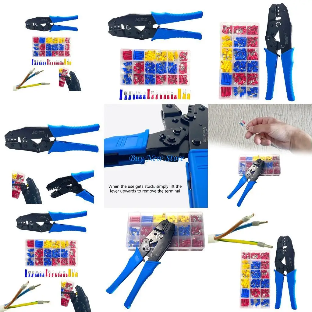 20CE Professional Ratcheting Cable Crimper With Locking System LS2546B For Not Welded Conductivity Wire Terminals
20CE Professional Ratcheting Cable Crimper With Locking System LS2546B For Not Welded Conductivity Wire Terminals
