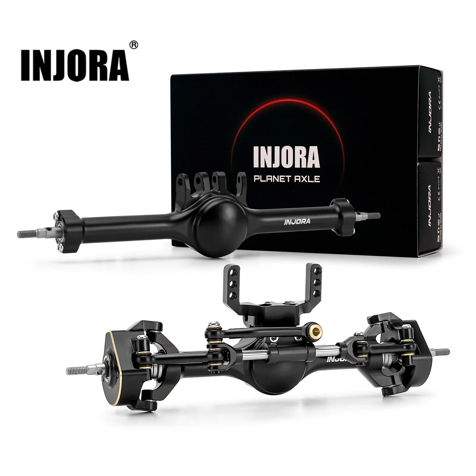 INJORA +7mm Planet Axles with Double Joint Shafts & Scale Hydraulic Steering for 1/18 TRX4M
INJORA +7mm Planet Axles with Double Joint Shafts & Scale Hydraulic Steering for 1/18 TRX4M