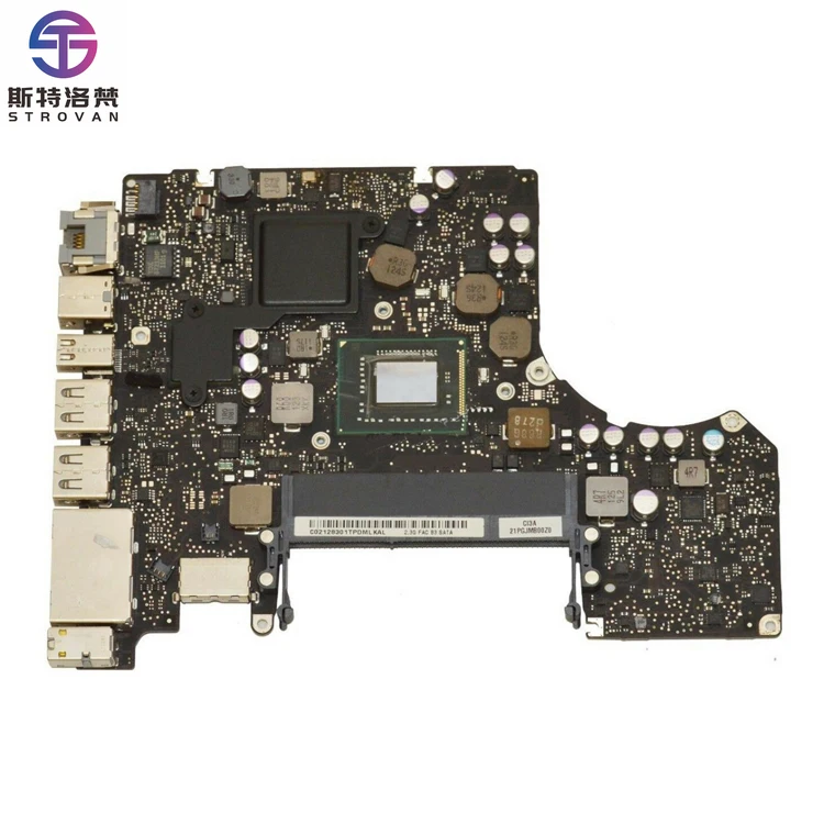 Original A1278 Motherboard for MacBook Pro 13" 2012 A1278 Board MD101 MC374 820-3115-B 820-2936 2010 2011 2012
Original A1278 Motherboard for MacBook Pro 13" 2012 A1278 Board MD101 MC374 820-3115-B 820-2936 2010 2011 2012