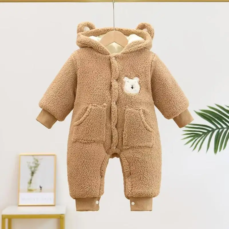 Autumn Winter Girls Boys Baby Kawaii Onesie Bodysuit Cotton-Padded Coat Warm Fleece Lined Thicken Loungewear Romper Kids Clothes
Autumn Winter Girls Boys Baby Kawaii Onesie Bodysuit Cotton-Padded Coat Warm Fleece Lined Thicken Loungewear Romper Kids Clothes