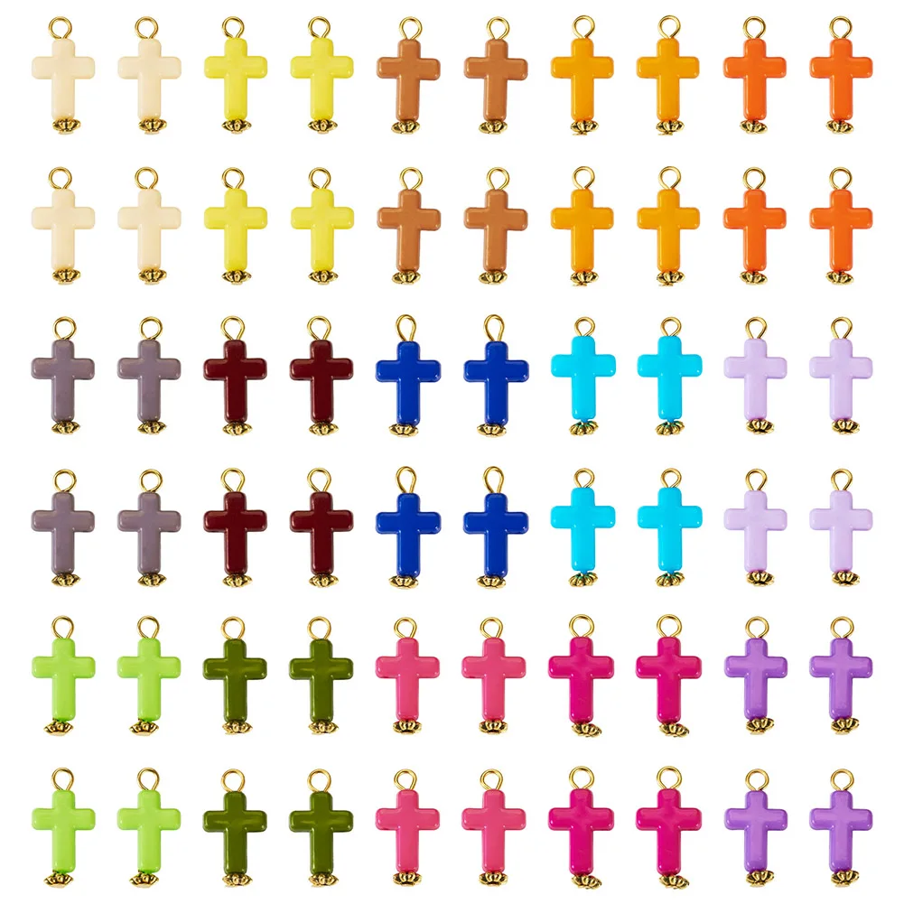 1 Set Opaque Acrylic Cross Pendants with Iron Findings for Women Jewelry DIY Necklace Earrings Bracelet Gift 23x12x4.5mm
1 Set Opaque Acrylic Cross Pendants with Iron Findings for Women Jewelry DIY Necklace Earrings Bracelet Gift 23x12x4.5mm