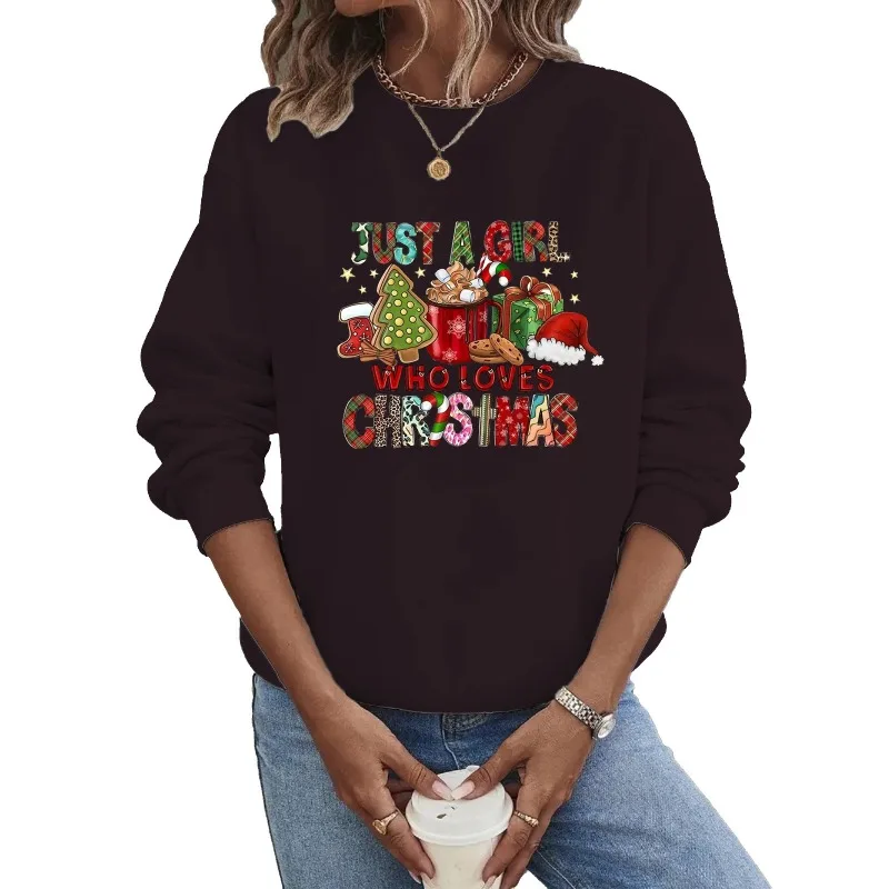 Crew-neck Hoodie Europe and The United States Christmas Long-sleeved Hot Christmas Letter Graphic Printing Hoodies Women
Crew-neck Hoodie Europe and The United States Christmas Long-sleeved Hot Christmas Letter Graphic Printing Hoodies Women