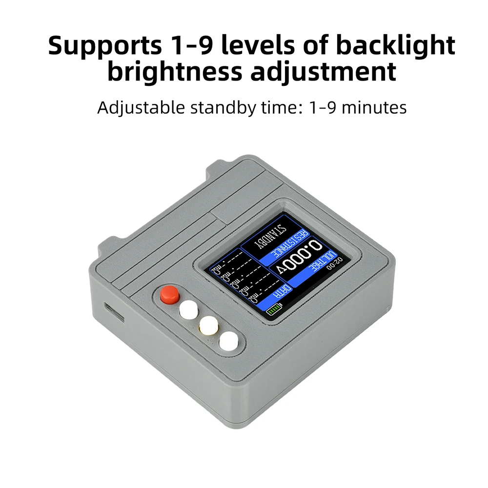 TFT color screen display Lithium Battery voltage internal resistance tester For Battery AC 4-wire High-precision electronic load
TFT color screen display Lithium Battery voltage internal resistance tester For Battery AC 4-wire High-precision electronic load