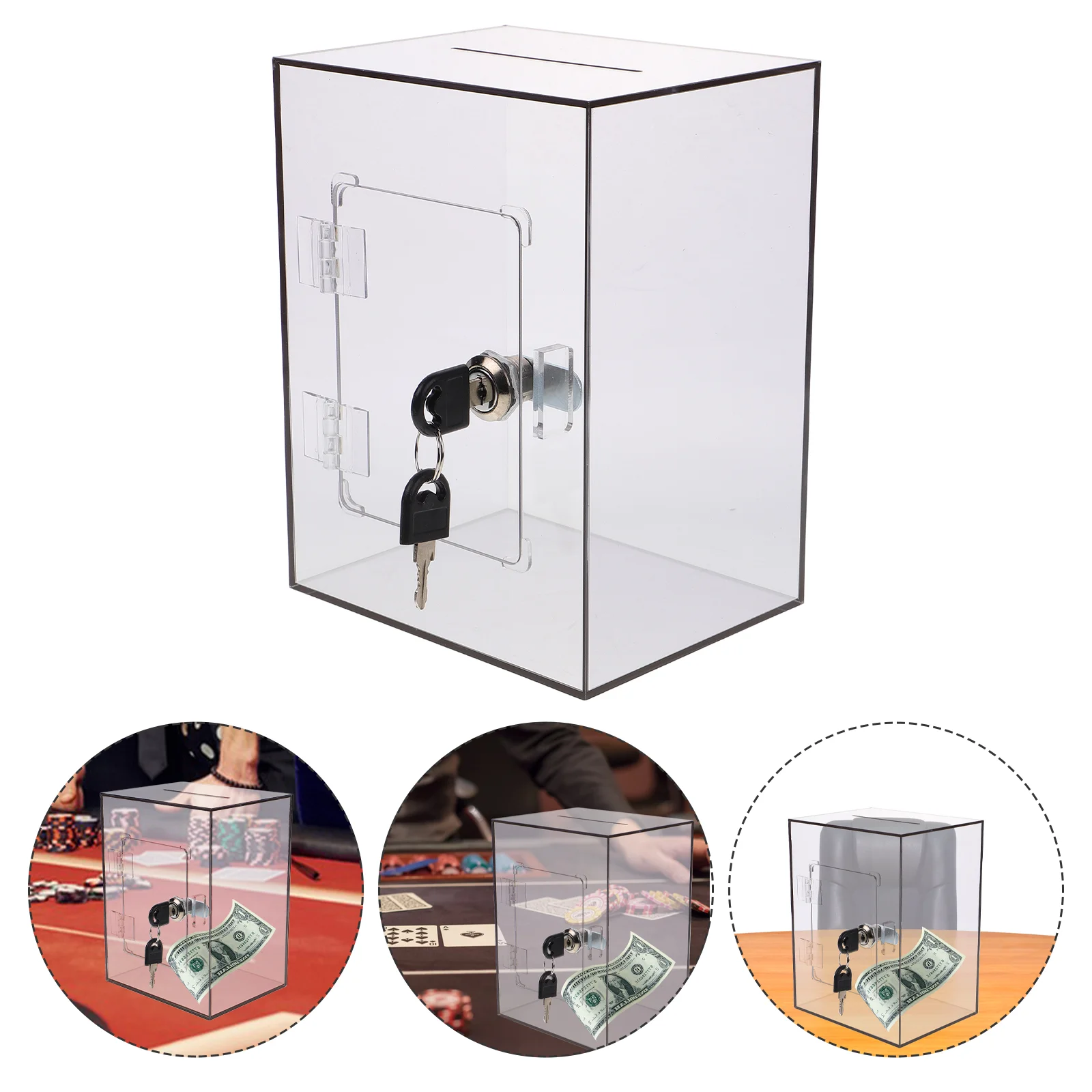 Business Card Case Pumping Tip Box Office Lockboxes for Realtors Acrylic Letter Post Container
Business Card Case Pumping Tip Box Office Lockboxes for Realtors Acrylic Letter Post Container