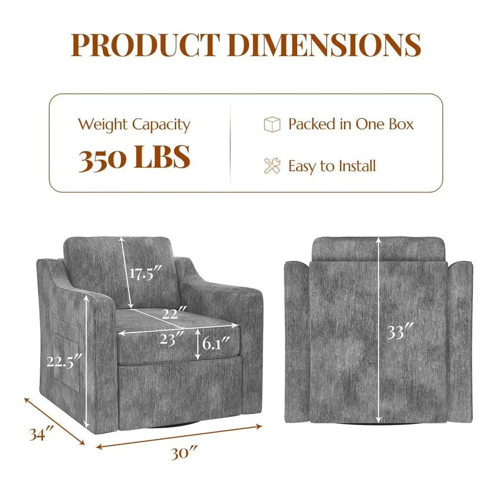 Swivel Accent Chair Set of 2, Large Comfy Reading Chairs, Accent Square Singleseat Armchair Upholstered Sofa for Reading, Nurse
Swivel Accent Chair Set of 2, Large Comfy Reading Chairs, Accent Square Singleseat Armchair Upholstered Sofa for Reading, Nurse