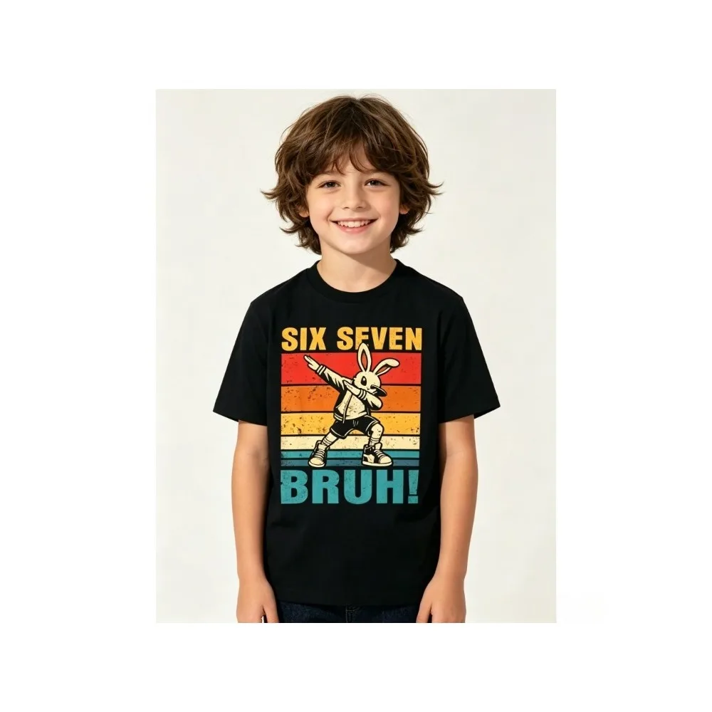 Children's Short Sleeved T-shirt, Stylish and Comfortable Round Neck T-shirt, Children's Birthday Gift, Five Color Options, 67
Children's Short Sleeved T-shirt, Stylish and Comfortable Round Neck T-shirt, Children's Birthday Gift, Five Color Options, 67