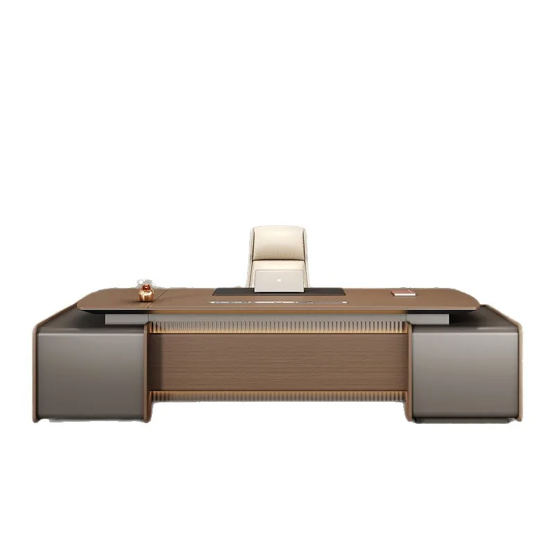 Desk light luxury leadership desk simple modern general manager table and chair combination
Desk light luxury leadership desk simple modern general manager table and chair combination