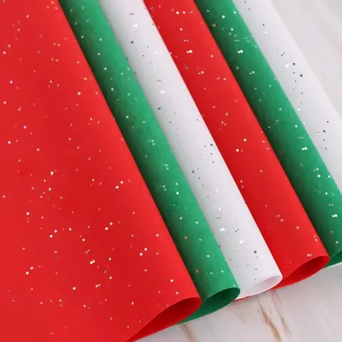 10-30 Sheets Tissue Paper 50x66cm Red Green White Set Wrapping Paper Bulk for Merry Christmas DIY Project Wrapping Crafts