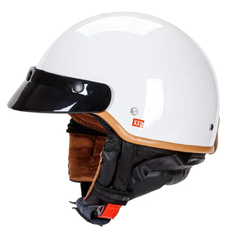 DOT Apprvoed Half Face Motorcycle Helmet E-bike Helmet with Visor and Removable Warm Neckcover Retro Moto Helmet
DOT Apprvoed Half Face Motorcycle Helmet E-bike Helmet with Visor and Removable Warm Neckcover Retro Moto Helmet
