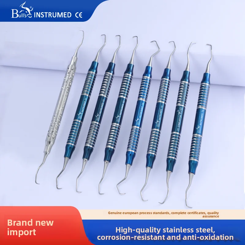 Bulls Instrumed Intl Subgingival scaling device removing dental calculus dental tools for periodontal scaling dental instruments
Bulls Instrumed Intl Subgingival scaling device removing dental calculus dental tools for periodontal scaling dental instruments