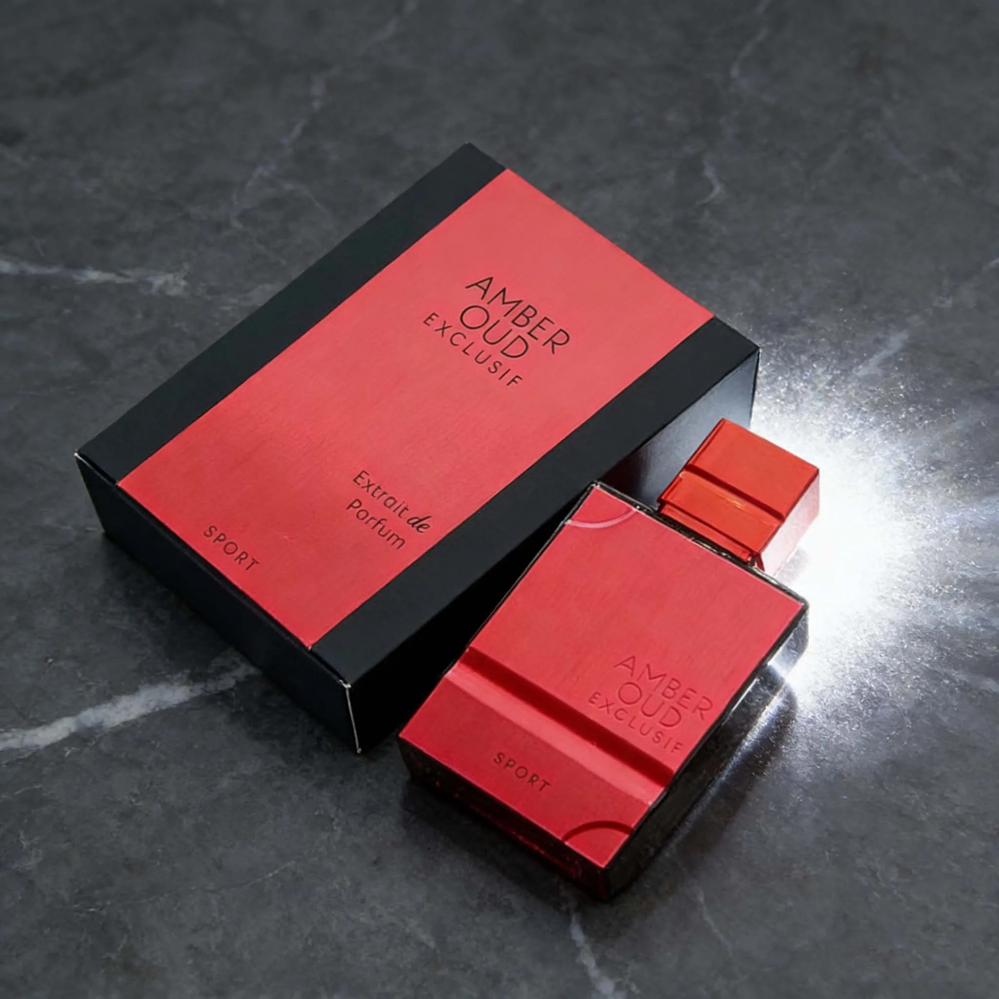 Al Haramain Amber Oud Exclusif Sport Extrait de Parfum 2oz, Men's Perfume with Amber, Oud & Fresh Woody Scent.
Al Haramain Amber Oud Exclusif Sport Extrait de Parfum 2oz, Men's Perfume with Amber, Oud & Fresh Woody Scent.