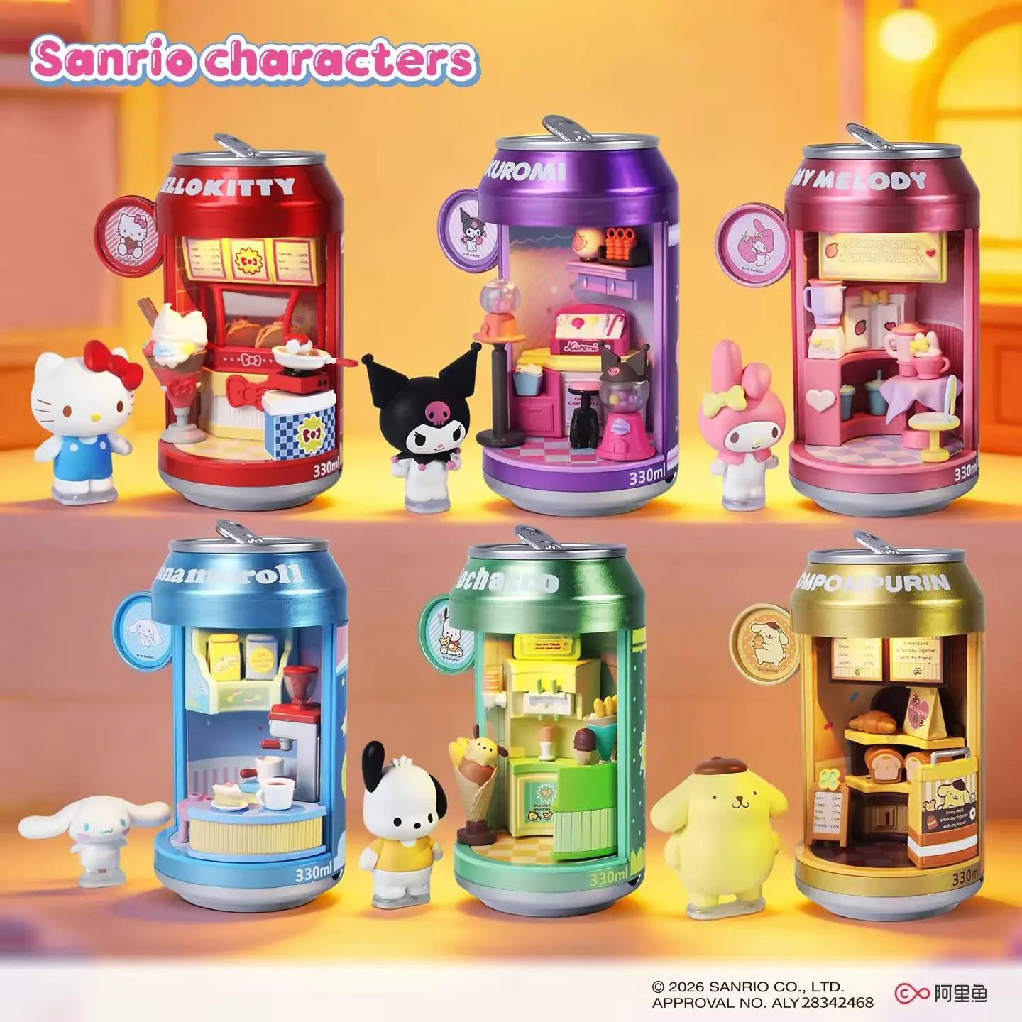 Official Blind Box Cinnamoroll Soda Can Series Figurine Dessert Shop Street Scene Desktop Ornament For Anime Collect Gifts
Official Blind Box Cinnamoroll Soda Can Series Figurine Dessert Shop Street Scene Desktop Ornament For Anime Collect Gifts