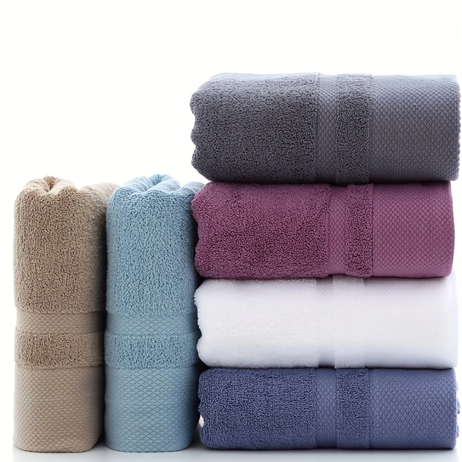 Plush, Luxury, and Highly Absorbent 1pc Bathroom Towel - Ideal for Gym, Hotel, and Spa Use - Quick Dry Solid Color Towel - Soft
Plush, Luxury, and Highly Absorbent 1pc Bathroom Towel - Ideal for Gym, Hotel, and Spa Use - Quick Dry Solid Color Towel - Soft
