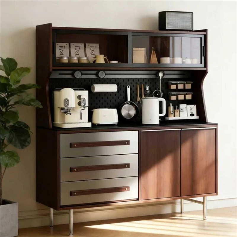 Solid wood dining side cabinet integrated cabinet tea cabinet integrated against the wall
Solid wood dining side cabinet integrated cabinet tea cabinet integrated against the wall