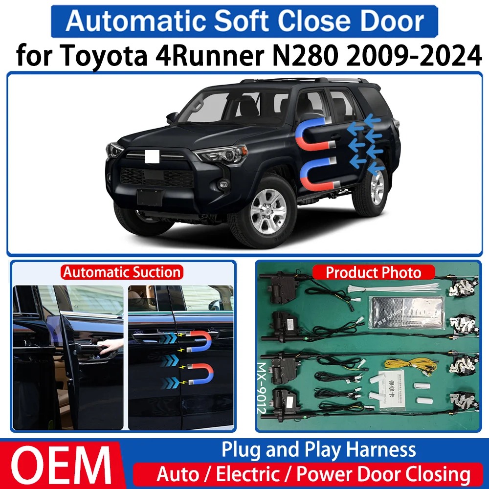 for Toyota 4Runner N280 2009-2024 Car OEM Automatic Soft Close Door Electric Suction Kit Auto Power Closing System Plug&play
for Toyota 4Runner N280 2009-2024 Car OEM Automatic Soft Close Door Electric Suction Kit Auto Power Closing System Plug&play