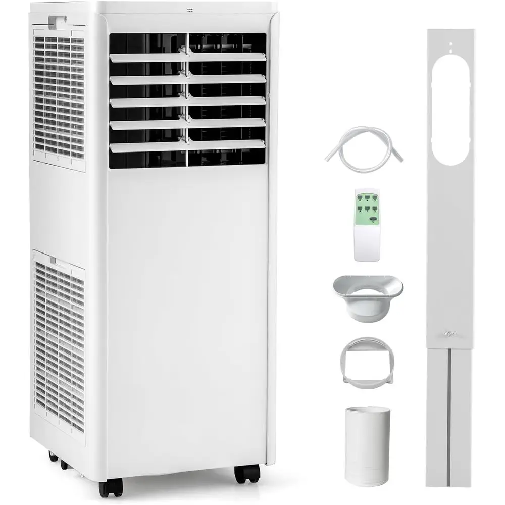 Портативный охладитель воздуха мощностью 8000 BTU с таймером, пультом дистанционного управления и комплектом для установки на окно, охлаждает до 250 кв. футов. Фут.
Портативный охладитель воздуха мощностью 8000 BTU с таймером, пультом дистанционного управления и комплектом для установки на окно, охлаждает до 250 кв. футов. Фут.