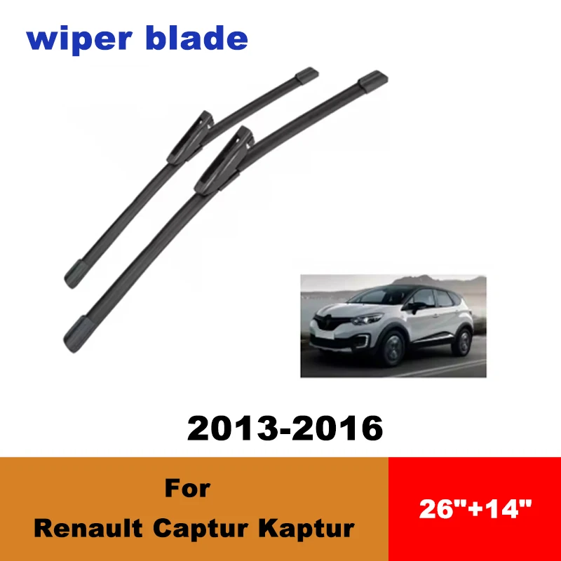 For Renault Captur Kaptur 2013-2016 car front wiper blades silent wiper blades soft rubber windshield wipers accessories
For Renault Captur Kaptur 2013-2016 car front wiper blades silent wiper blades soft rubber windshield wipers accessories