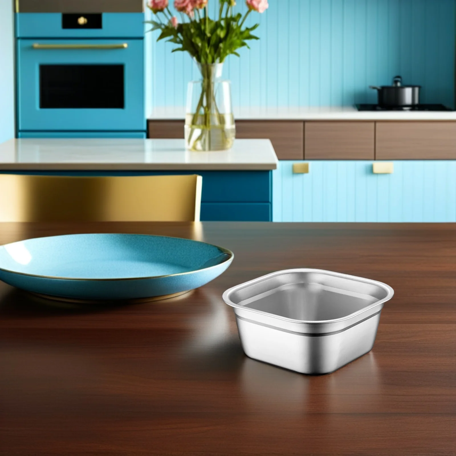 22Cm Stainless Steel Basin Anti Rust Flat Bottom Kitchen Gadget for Washing Rice Vegetables Fruits Mixing Food Prep Sturdy Metal
22Cm Stainless Steel Basin Anti Rust Flat Bottom Kitchen Gadget for Washing Rice Vegetables Fruits Mixing Food Prep Sturdy Metal