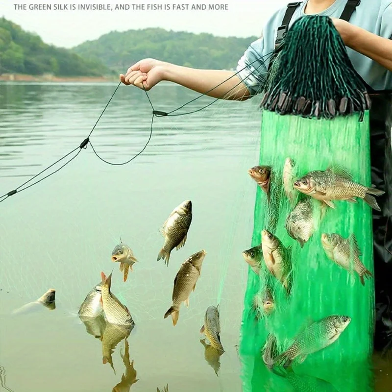 Foldable 3-Layer Nylon Fishing Net Durable Outdoor Sports Angling Entertainment Accessory
Foldable 3-Layer Nylon Fishing Net Durable Outdoor Sports Angling Entertainment Accessory