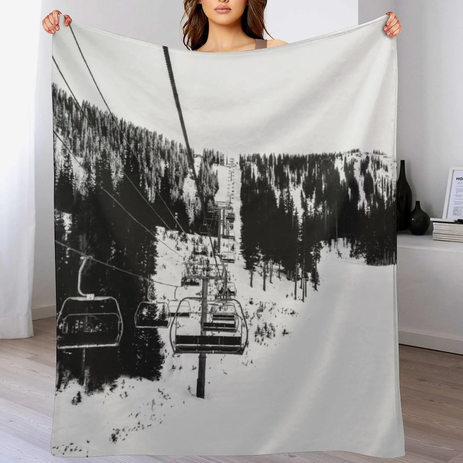 Ski Lift Throw Blanket Plush blankets and throws Fashion Sofas For Sofa Thin Blankets 
Ski Lift Throw Blanket Plush blankets and throws Fashion Sofas For Sofa Thin Blankets