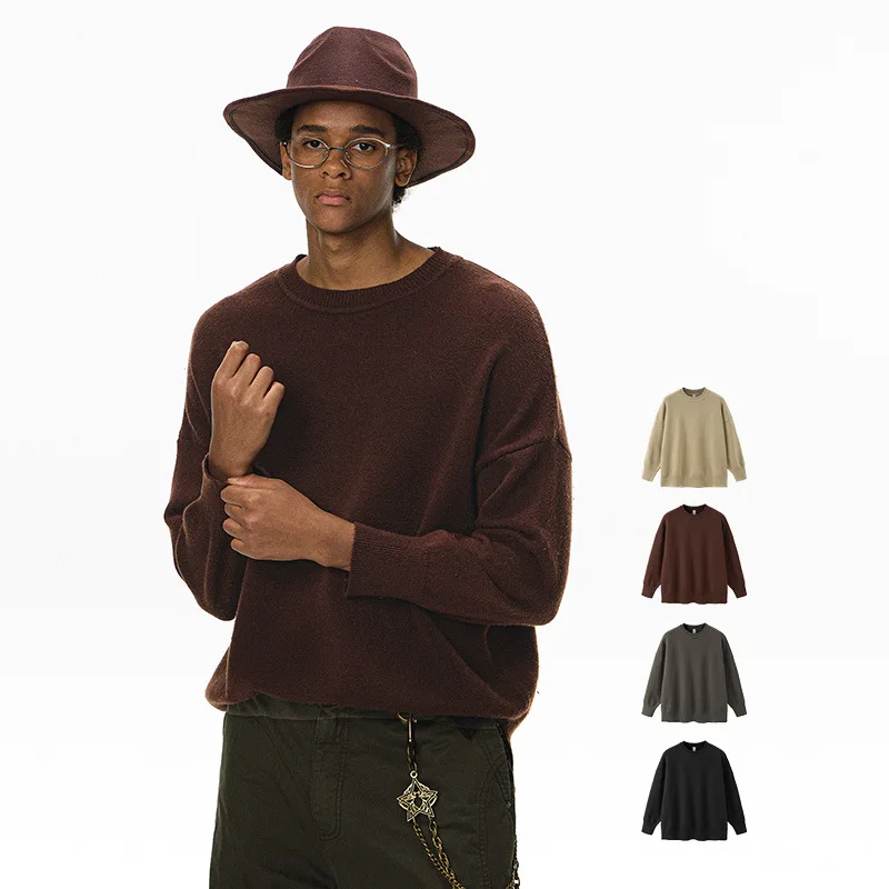 2026 New Mens Old Money Round Neck Sweater High Elastic Core Yarn Loose Knit Top Spring Arrival Casual Vintage Luxe Pullover
2026 New Mens Old Money Round Neck Sweater High Elastic Core Yarn Loose Knit Top Spring Arrival Casual Vintage Luxe Pullover
