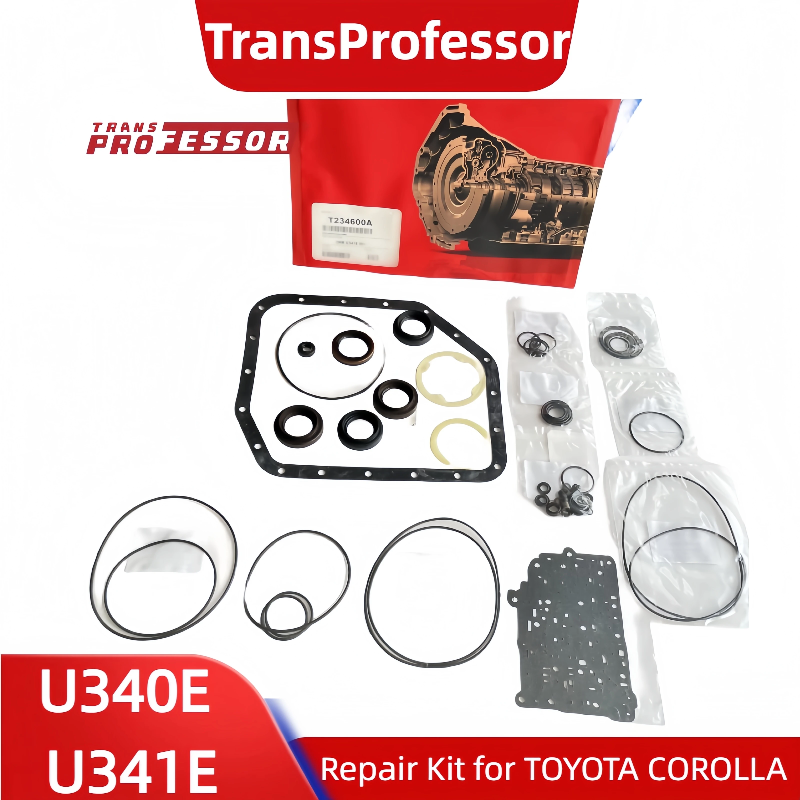 U340E U341E Transmission Overhaul Repair Kit for TOYOTA COROLLA,TransProfessor OHK Oil Seals Gaskets Car Accessories Drivetrain
U340E U341E Transmission Overhaul Repair Kit for TOYOTA COROLLA,TransProfessor OHK Oil Seals Gaskets Car Accessories Drivetrain