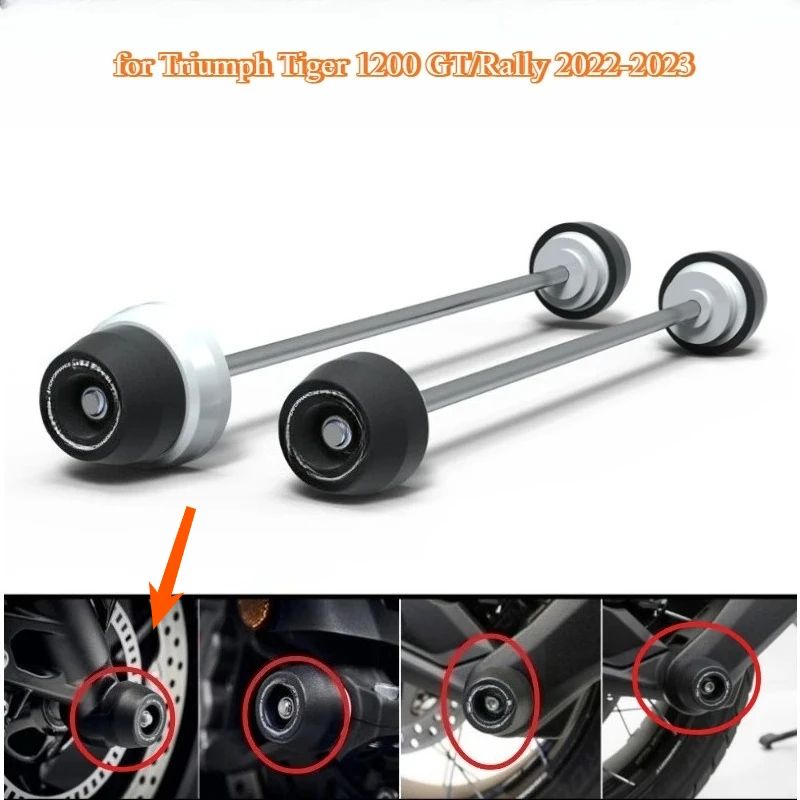 for Triumph Tiger 1200 GT/Rally 2022-2023 modified front and rear wheel axle anti-fall ball Motorcycle accessories
for Triumph Tiger 1200 GT/Rally 2022-2023 modified front and rear wheel axle anti-fall ball Motorcycle accessories