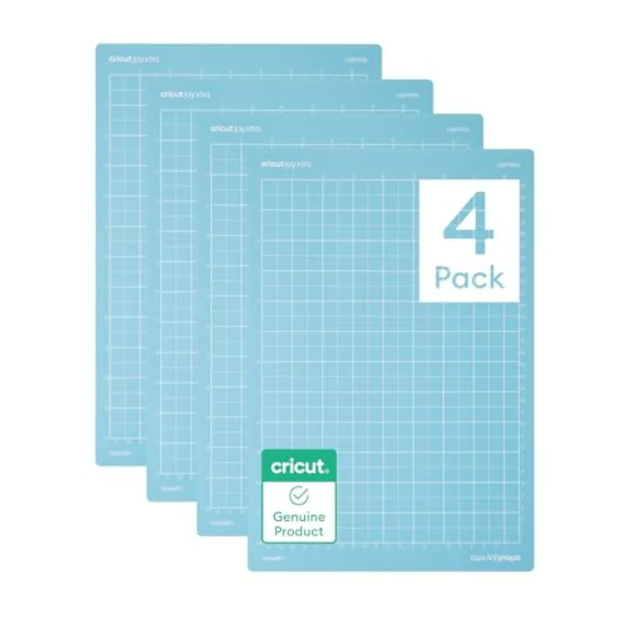 LightGrip Cutting Mat Pack 4 count, 8.5in x 12in - for Joy Xtra Machine - ideal for standard paper, light cardstock and more
LightGrip Cutting Mat Pack 4 count, 8.5in x 12in - for Joy Xtra Machine - ideal for standard paper, light cardstock and more