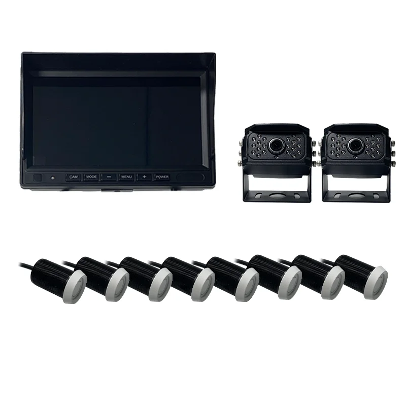 Universal Auto Front and Rear Reversing Light Detection Device Parking Sensors System 8 Sensors Kit
Universal Auto Front and Rear Reversing Light Detection Device Parking Sensors System 8 Sensors Kit