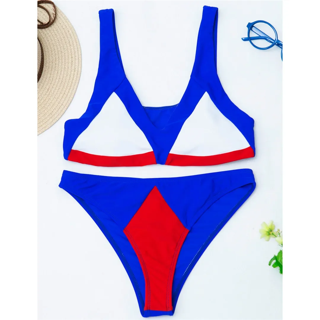 New Sexy Splicing Mid Waist Bikini Women Swimwear Female Swimsuit Two-pieces Bikini set Patchwork Bather Bathing Suit Swim K3006
New Sexy Splicing Mid Waist Bikini Women Swimwear Female Swimsuit Two-pieces Bikini set Patchwork Bather Bathing Suit Swim K3006