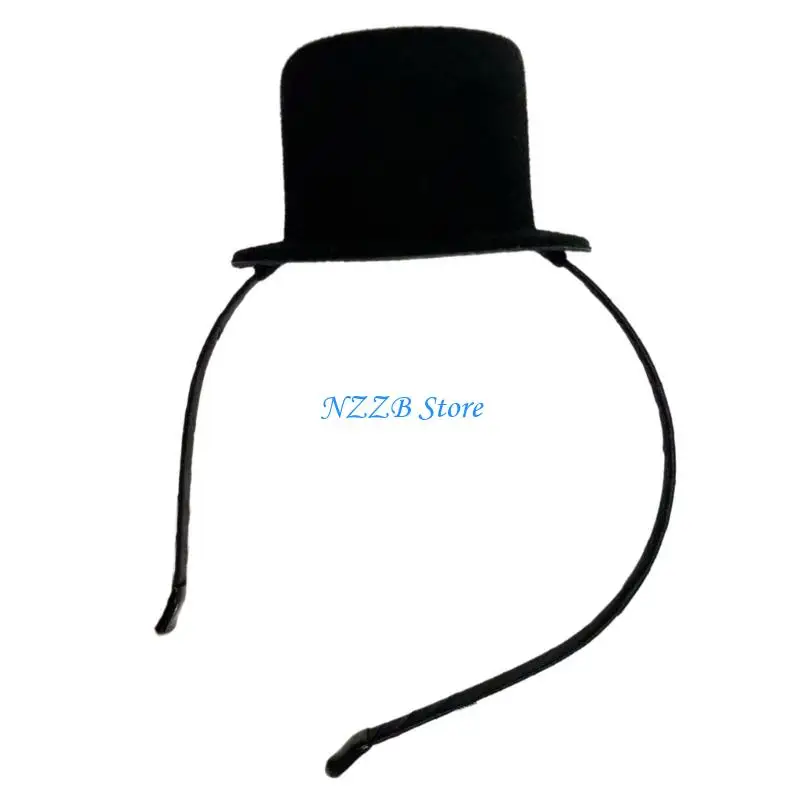 T21F Adult Mini Top Hat Headband,Small Fascinator Headband Teas Party Headpiece Gifts
T21F Adult Mini Top Hat Headband,Small Fascinator Headband Teas Party Headpiece Gifts