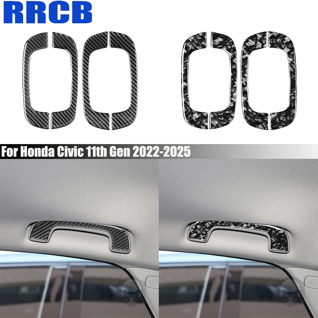 Carbon Fiber Car Accessories Roof Safety Rails Handle Interior Trim Cover Stickers For Honda Civic 11th Gen 2022 2023 2024 2025
Carbon Fiber Car Accessories Roof Safety Rails Handle Interior Trim Cover Stickers For Honda Civic 11th Gen 2022 2023 2024 2025