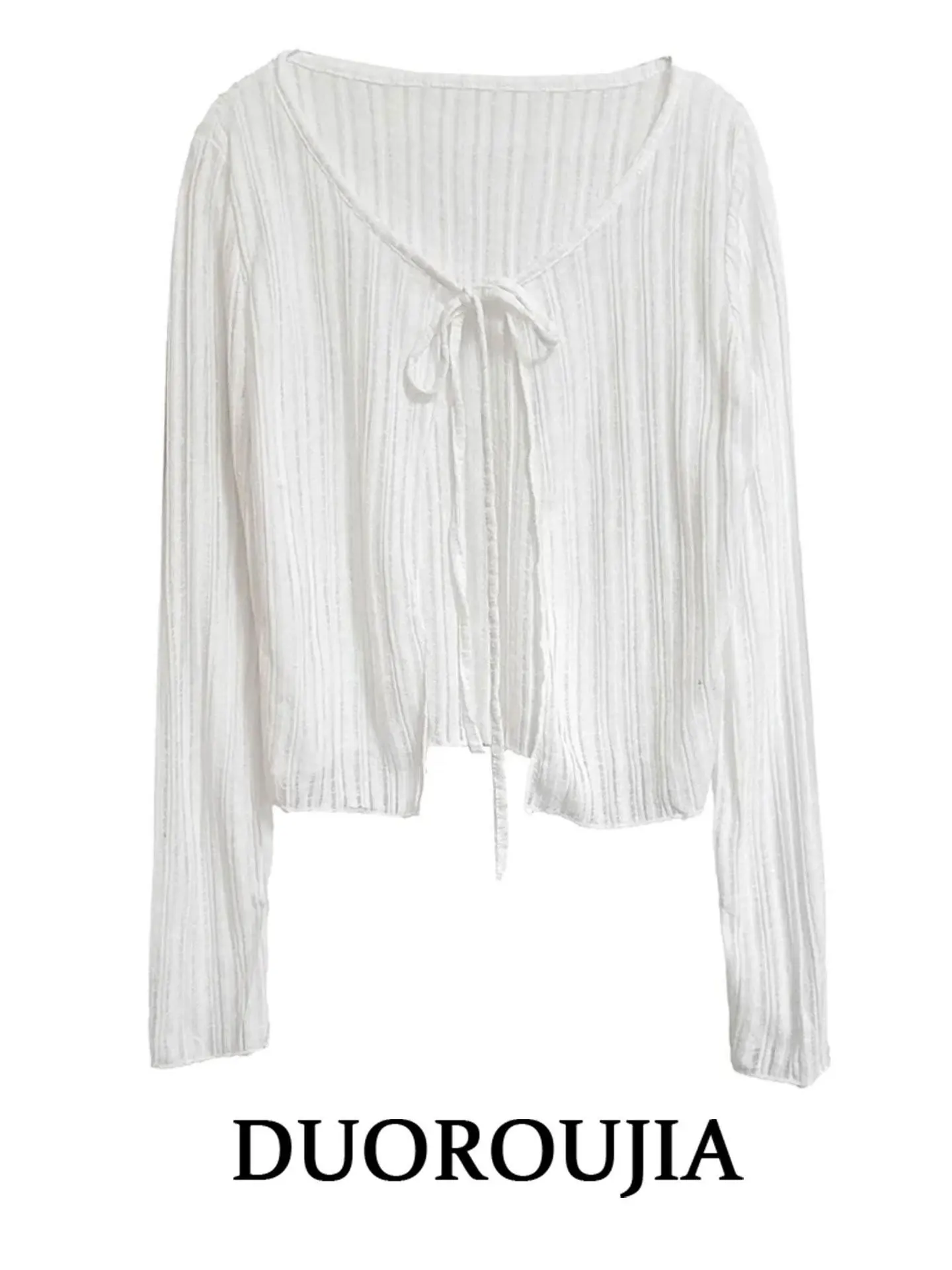 Summer White Sun Protection Light Weight Air Conditioning Cover up Cardigan for plus Size Women French Style Knitted Long Sle...
Summer White Sun Protection Light Weight Air Conditioning Cover up Cardigan for plus Size Women French Style Knitted Long Sle...